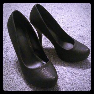 Black Mix no.6 heels